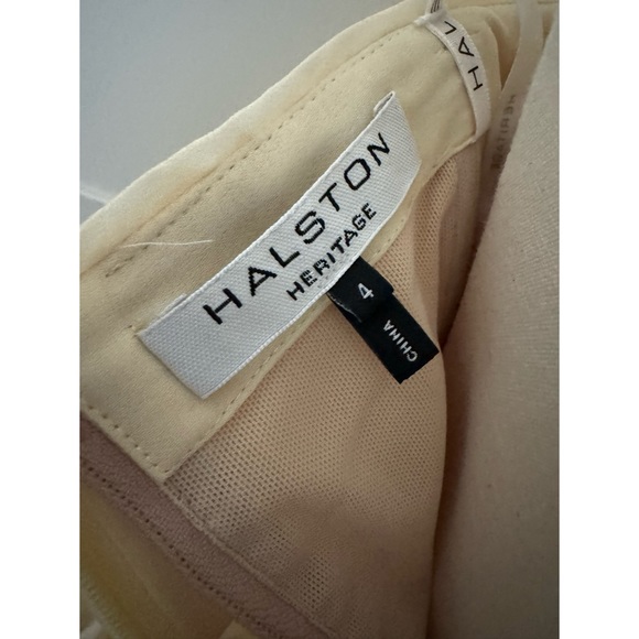 Halston Heritage chiffon sequin strapless gown - Picture 12 of 15